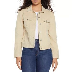 NWT Oyster Gray, GAP Women's Beige Corduroy Jacket MSRP $70 SZ XL & XXL